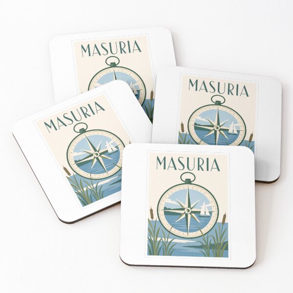 Item preview, Masuria Compass Lake Travel Poster designed and sold by Beyond Destinations.