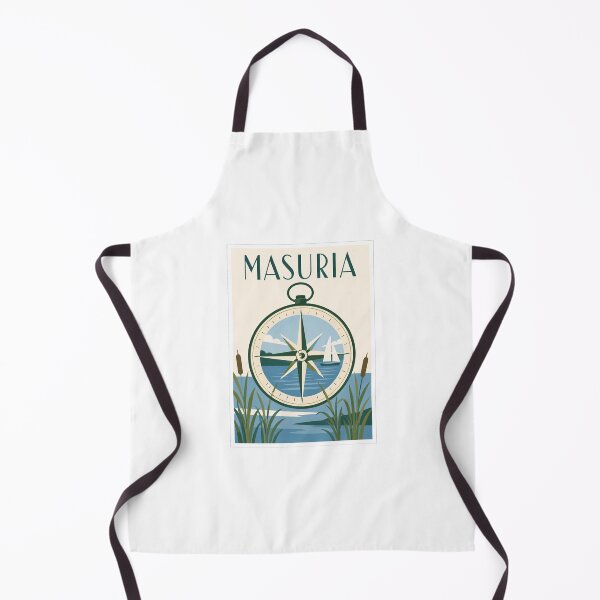 Item preview, Masuria Compass Lake Travel Poster designed and sold by Beyond Destinations.