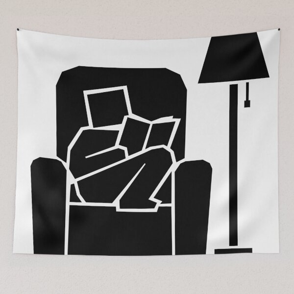Item preview, Lost in a Book – Cozy Reading Chair designed and sold by matybrak.