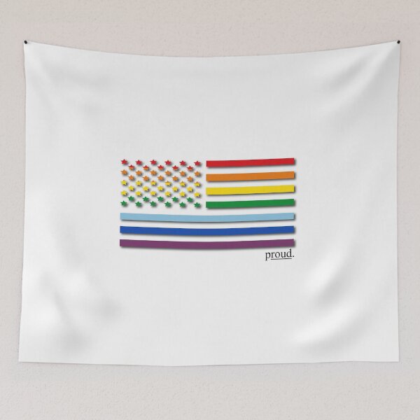 Item preview, Rainbow Flag-America designed and sold by tom6740.