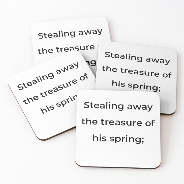 Item preview, “Robando el tesoro de su primavera;” - imprimir en negro designed and sold by ariksworld.