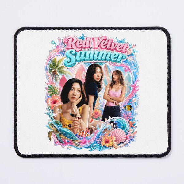 Item preview, Red Velvet Velvet Summer k-idol beauty summer visuals art print designed and sold by Valereekmerch.