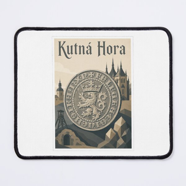 Item preview, Kutná Hora Silver Coin Travel Poster designed and sold by Beyond Destinations.