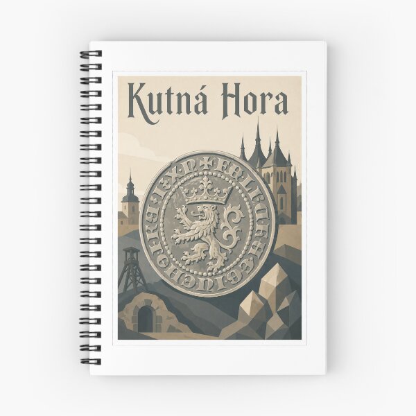 Item preview, Kutná Hora Silver Coin Travel Poster designed and sold by Beyond Destinations.