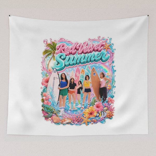 Item preview, Red Velvet Velvet Summer vintage tropical collage special edition graphic designed and sold by Valereekmerch.