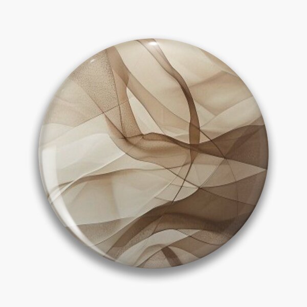 Item preview, Cocoa Mist — Abstract silk waves, earthy tones designed and sold by VestraDesign.