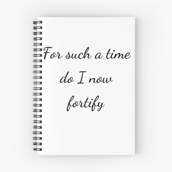 Item preview, “For such a time do I now fortify” - handwriting black designed and sold by ariksworld.