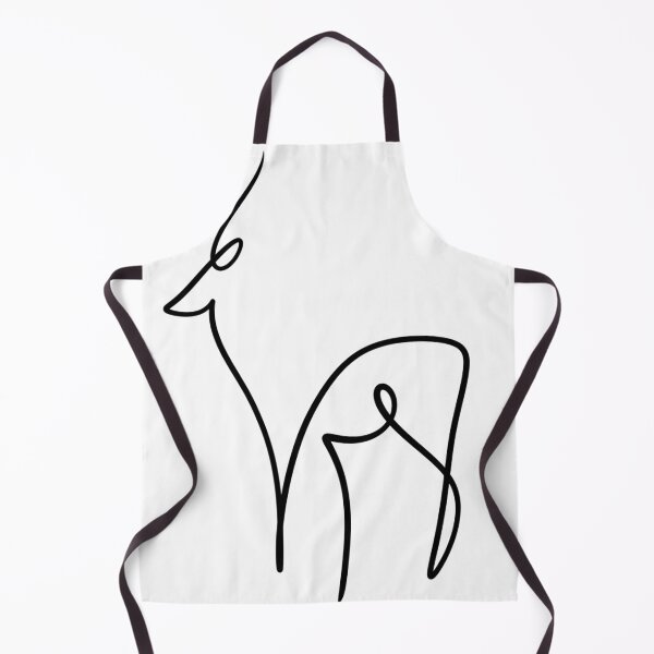Item preview, Minimalist One Line Deer Drawing - Continuous Line Art Roe Deer designed and sold by LYAN-STORE.