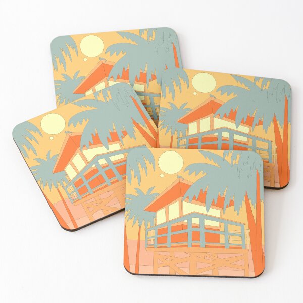 Item preview, Beach treehouse designed and sold by Swadeillustrations.