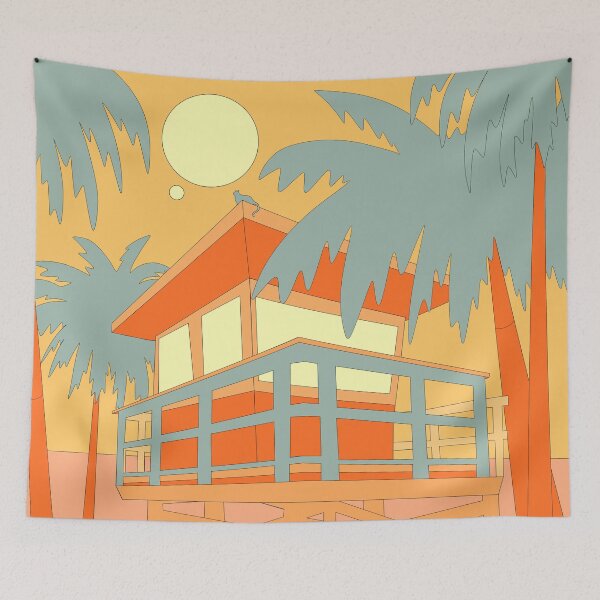Item preview, Beach treehouse designed and sold by Swadeillustrations.