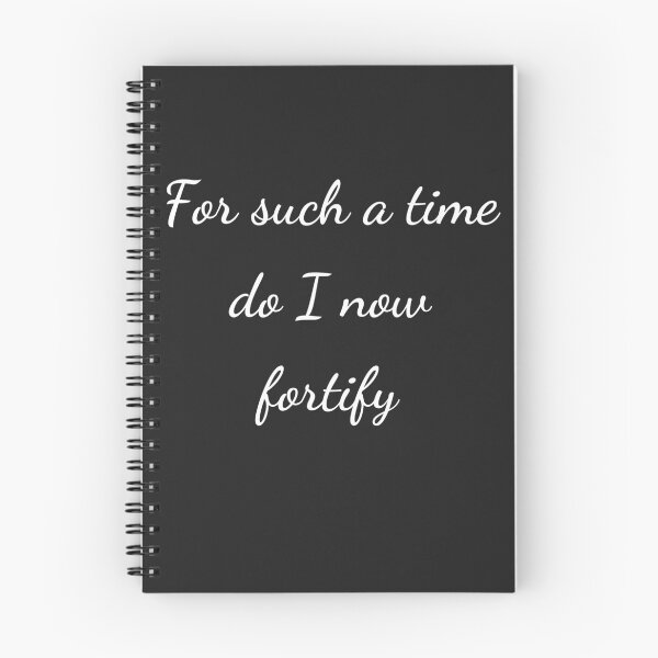 Item preview, “For such a time do I now fortify” - handwriting white designed and sold by ariksworld.