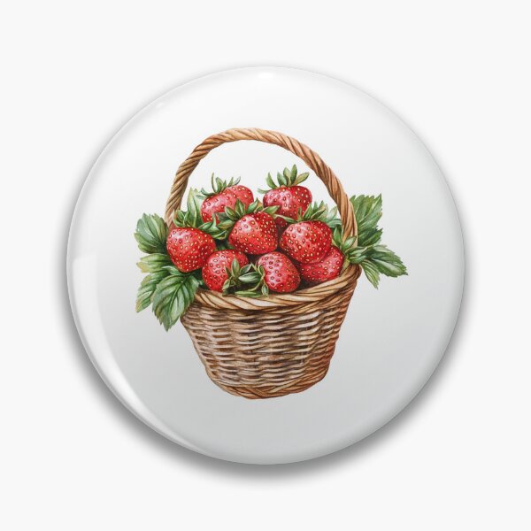 Item preview, Basket full of Strawberries designed and sold by Munsonlookfor.