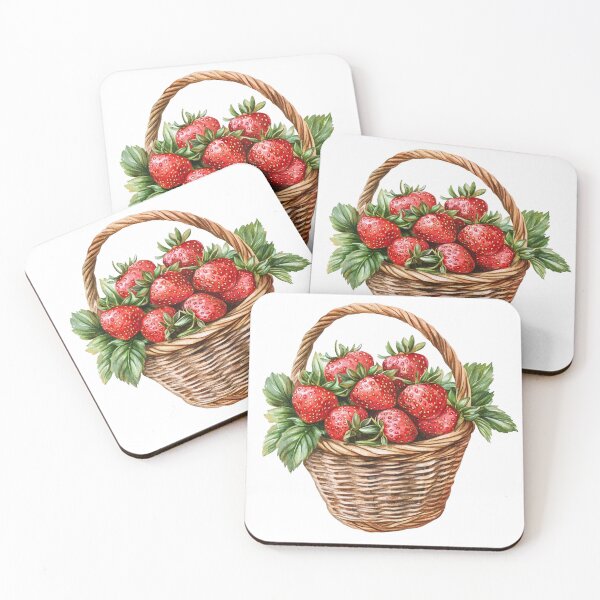Item preview, Basket full of Strawberries designed and sold by Munsonlookfor.