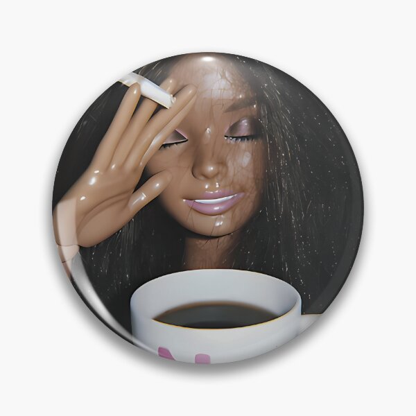 Item preview, Funny Disgusting Doll Face Meme Smoking designed and sold by TeeHaven-Art.