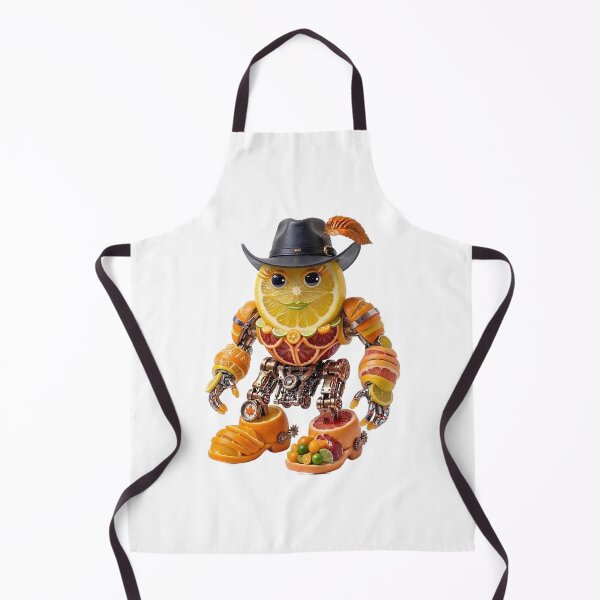 Item preview, Citrus Cowboy Robot Character with Hat designed and sold by Sem_Bregs.