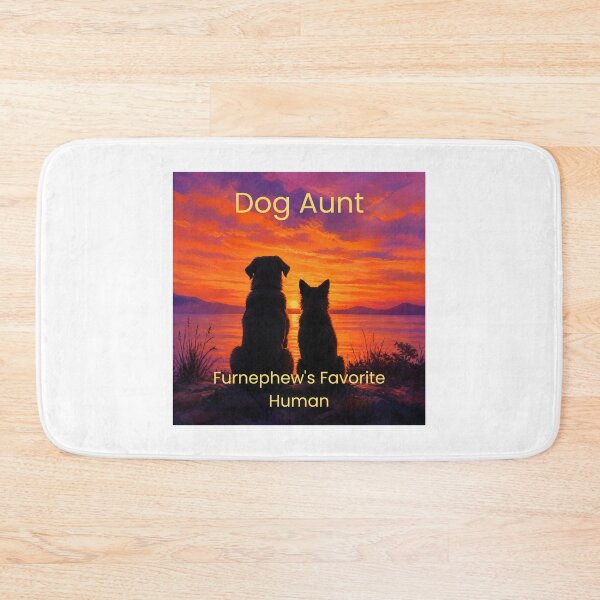 Item preview, Dog Aunt Sunset Silhouette | Furnephew's Favorite Human designed and sold by DogMomGifts .