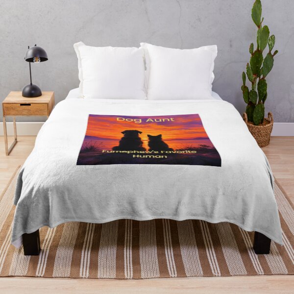 Item preview, Dog Aunt Sunset Silhouette | Furnephew's Favorite Human designed and sold by DogMomGifts .