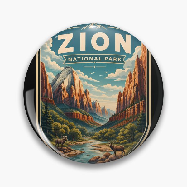 Item preview, Copy of Zion National Park - Utah Travel Landscape designed and sold by FrontierCosmic.