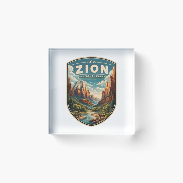 Item preview, Copy of Zion National Park - Utah Travel Landscape designed and sold by FrontierCosmic.