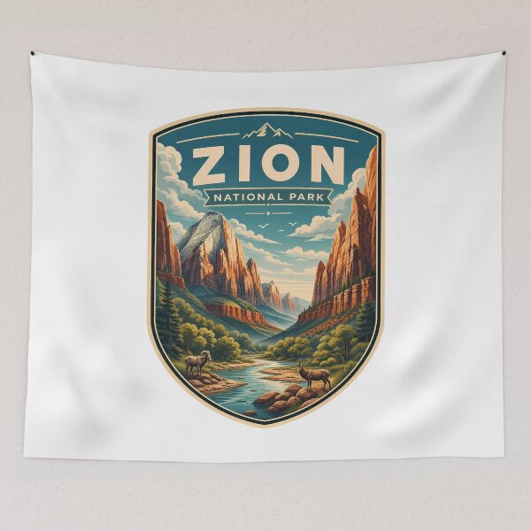 Item preview, Copy of Zion National Park - Utah Travel Landscape designed and sold by FrontierCosmic.