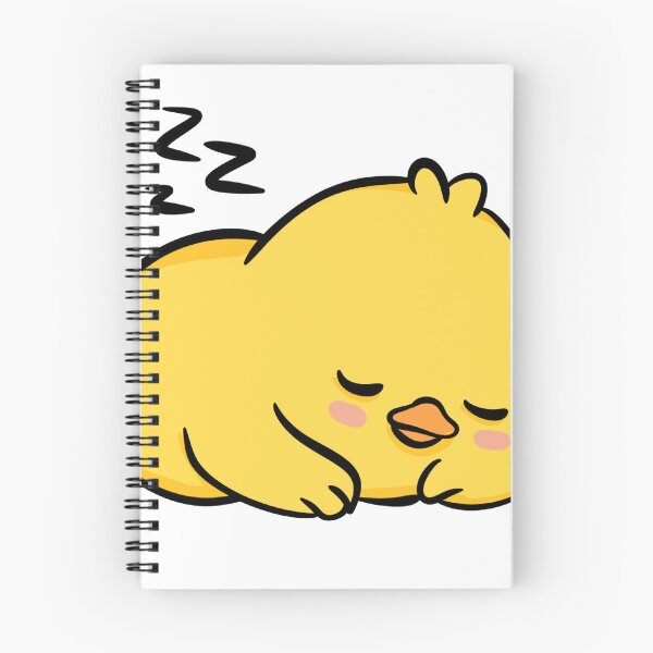 Item preview, Cute Sleeping Little Chick - Kawaii Sleeping Yellow Bird Illustration designed and sold by LYAN-STORE.