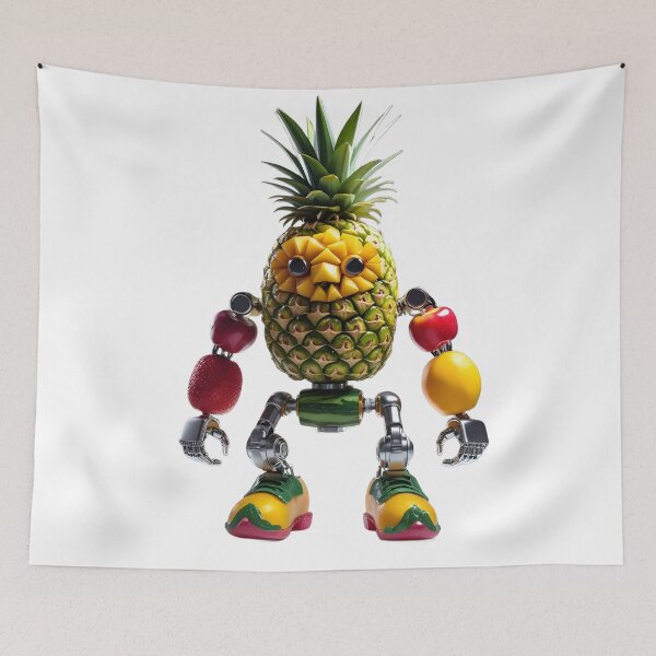 Item preview, Pineapple and Fruit Robot Character Design designed and sold by Sem_Bregs.