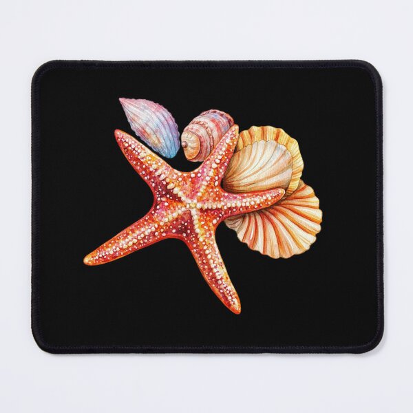 Item preview, Colorful Seashell and Starfish Arrangement designed and sold by Munsonlookfor.