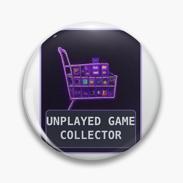 Item preview, Unplayed Game Collector — Funny Pixel Art Steam Sale Victims designed and sold by One More Run.