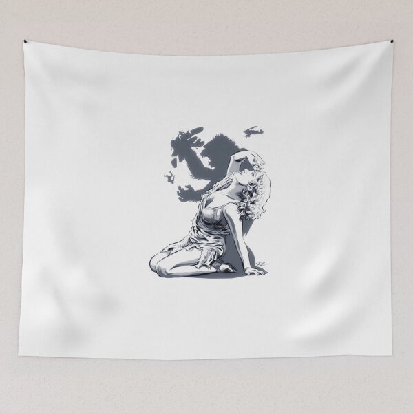 Item preview, Fay Wray - An illustration by Paul Cemmick designed and sold by Linhvocraig.