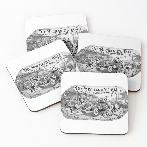 Item preview, A Cat's Grease Monkey Tale designed and sold by CocoPeak.