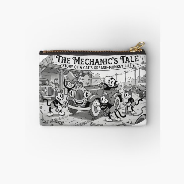 Item preview, A Cat's Grease Monkey Tale designed and sold by CocoPeak.