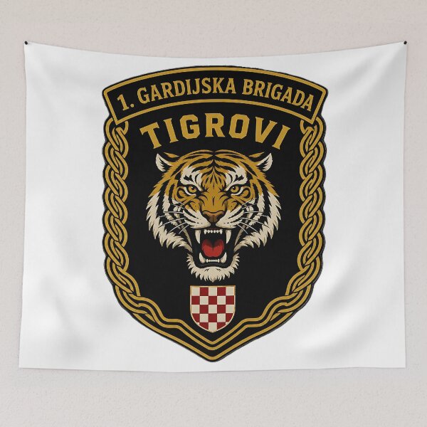 Item preview, Tigrovi Inspired Military Emblem | Unofficial Croatian Brigade Tribute designed and sold by BicbA-shophr.