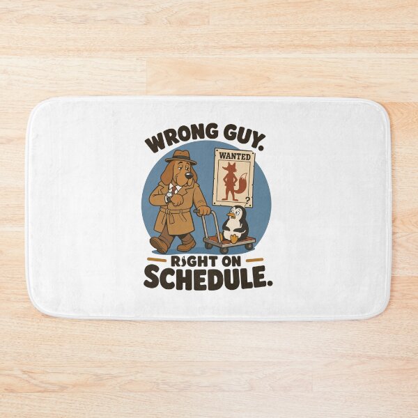 Item preview, Wrong Suspect Detective Dog Mix-Up designed and sold by ANALOG MISCHIEF.