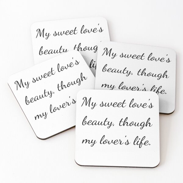 Item preview, “La belleza de mi dulce amor, aunque la vida de mi amante”: - letra negra designed and sold by ariksworld.