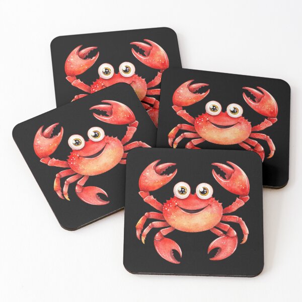 Item preview, Smiling Crab Greet designed and sold by Munsonlookfor.