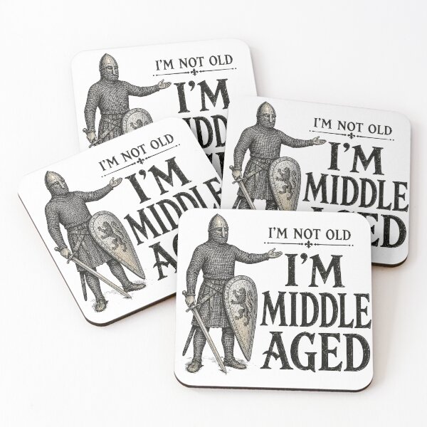 Item preview, I'm Not Old I'm Middle Aged Funny designed and sold by Retr0Tshirts.