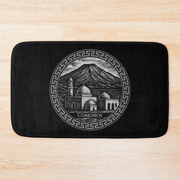 Item preview, Comoros Vintage Woodcut Art designed and sold by Thistle-TShop.