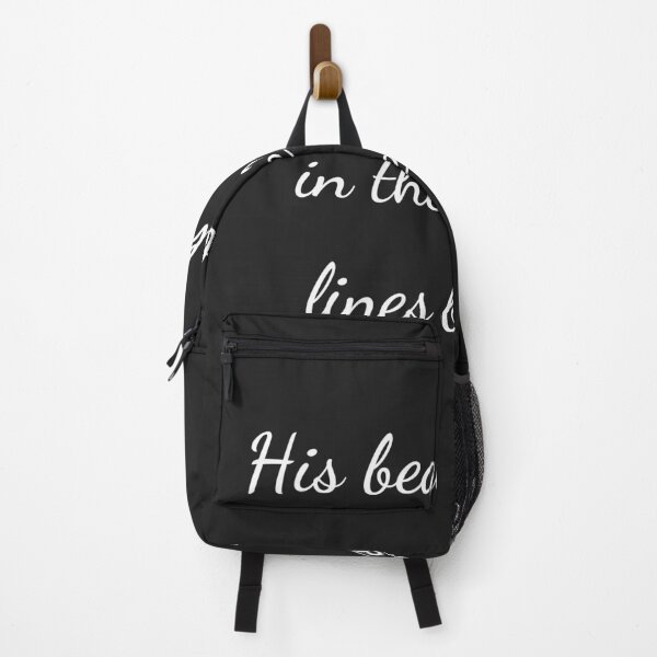 Item preview, “His beauty shall in these black lines be seen,” - handwriting white designed and sold by ariksworld.