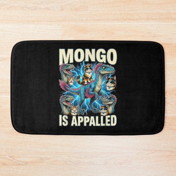 Item preview, Mongo is Calling Appalled Princess Cat Riding Dinosaur designed and sold by Theaurore.