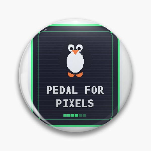 Item preview, Pedal For Pixels — Funny Pixel Art Weird Tech Humor designed and sold by One More Run.