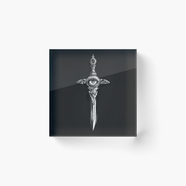 Item preview, Mystic Eye Dagger Dark Gothic Fantasy Art designed and sold by inkoutninja.