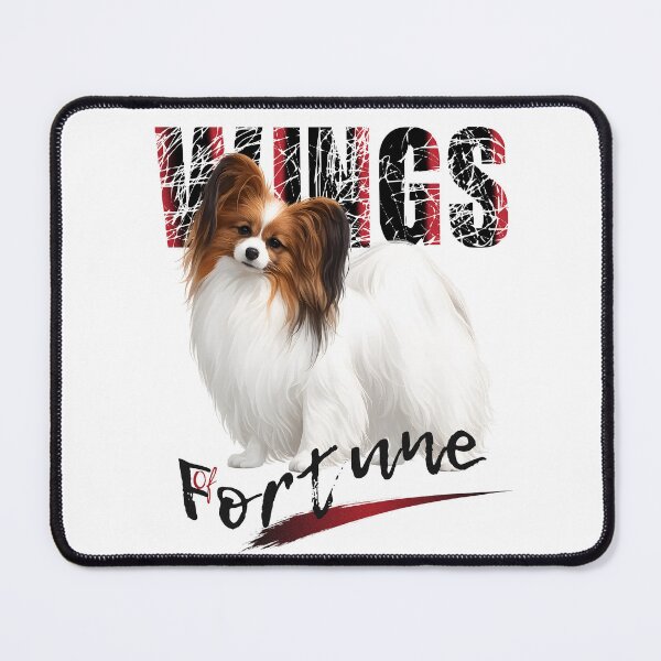 Item preview, Wings of Fortune Papillon Dog | Elegant Butterfly Ears Dog Lover T-Shirt designed and sold by PapillonArtStudio.