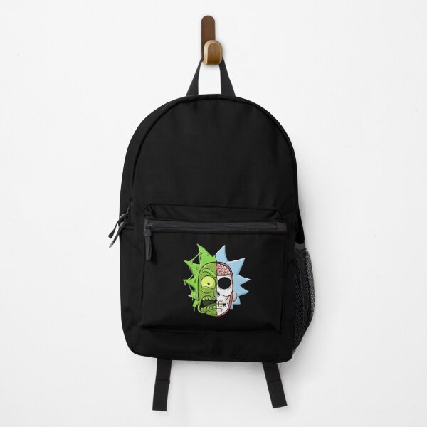 Item preview, Green Scientist Skull Split – Dark Sci-Fi Cartoon Art designed and sold by PosterFuel.