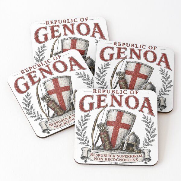Item preview, Republic of Genoa Maritime Republic Heritage Art designed and sold by Retr0Tshirts.