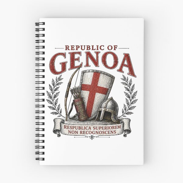 Item preview, Republic of Genoa Maritime Republic Heritage Art designed and sold by Retr0Tshirts.