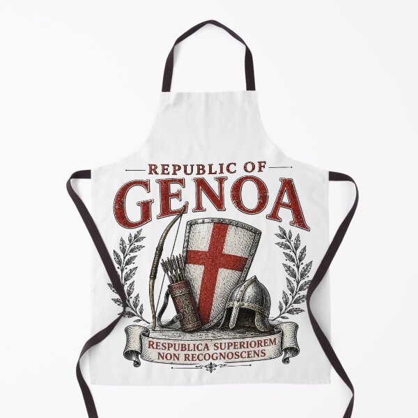 Item preview, Republic of Genoa Maritime Republic Heritage Art designed and sold by Retr0Tshirts.