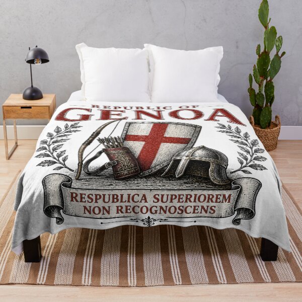 Item preview, Republic of Genoa Maritime Republic Heritage Art designed and sold by Retr0Tshirts.