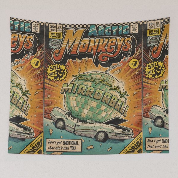 Item preview, Cover Comic Mirrirball Arctic Monkeys Broken Car designed and sold by feralgakumso.