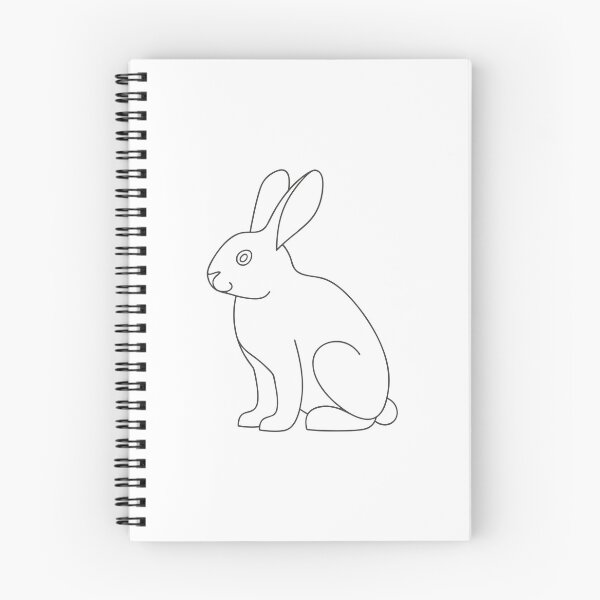 Item preview, Rabbit Elegant 1 Line Art Gift designed and sold by OneLine Studio.
