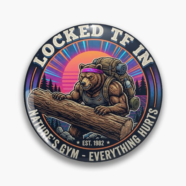 Item preview, Nature's Gym - Locked In Hiking Grit designed and sold by SisuPrintsCo.